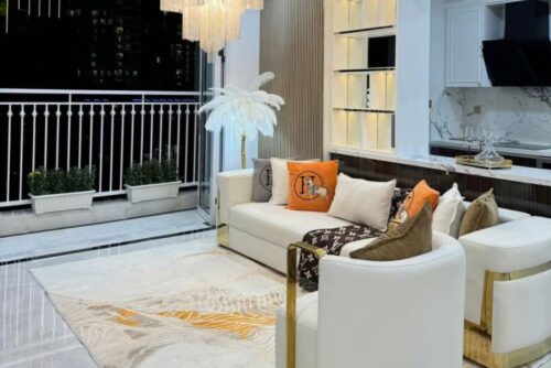 Bán căn hộ 4 phòng ngủ Vinhomes Bình Thạnh diện tích 150m2, nội thất mới decor (1)