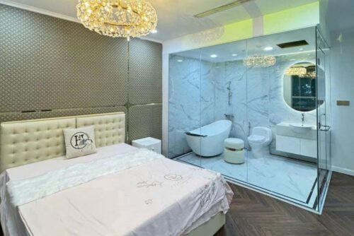 Bán căn hộ 4 phòng ngủ Vinhomes Bình Thạnh diện tích 150m2, nội thất mới decor (10)