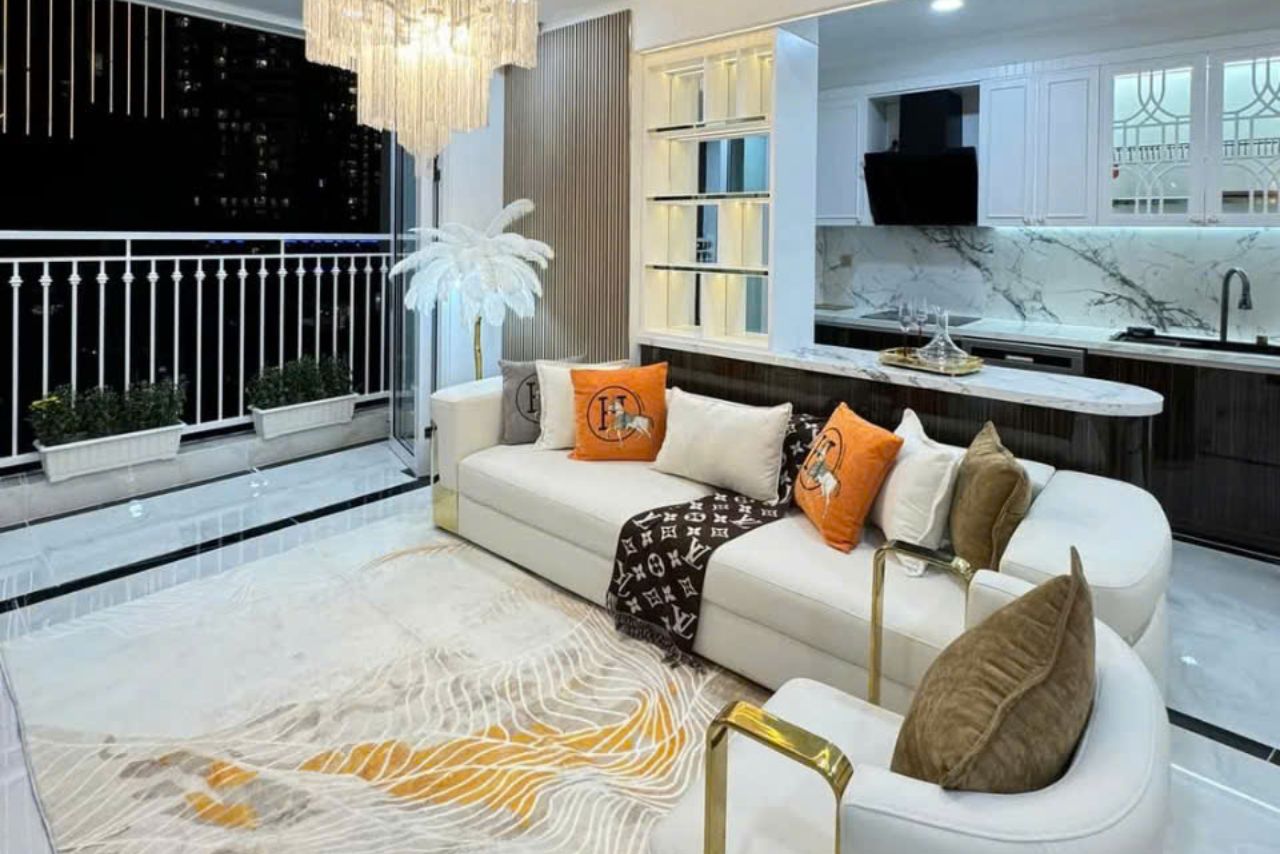 Bán căn hộ 4 phòng ngủ Vinhomes Bình Thạnh diện tích 150m2, nội thất mới decor (4)