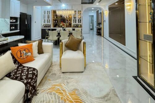 Bán căn hộ 4 phòng ngủ Vinhomes Bình Thạnh diện tích 150m2, nội thất mới decor (5)