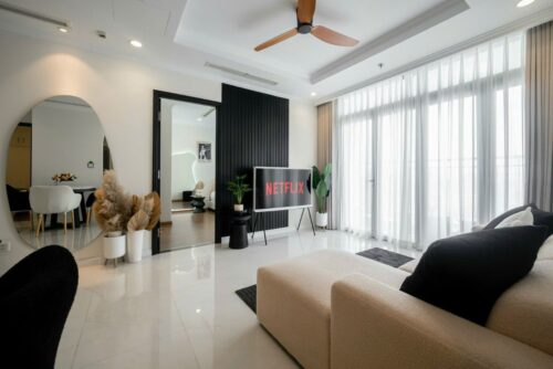 Bán 3 phòng ngủ Landmark 81 Vinhomes 100m2, nội thất phong cách hiện đại