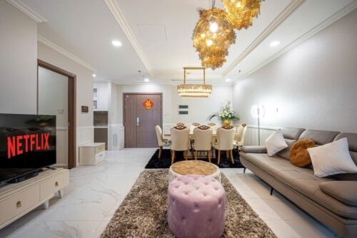 Bán 3 phòng ngủ Landmark 81 Vinhomes 98m2, hướng mát view biệt thự (6)